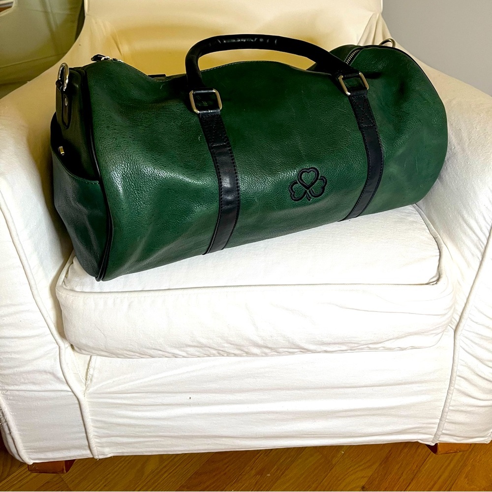 F A Wadsworth Leather Duffle